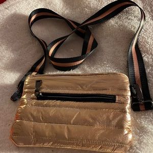 Think Rolyn Gold Purse